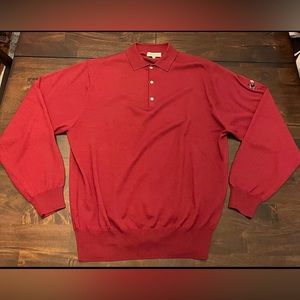 Peter Millar Silk Wool Blend Pullover Sweater Men’s size Large